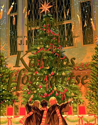 Iliustravo Ziyi Gao; J. K. Rowling „Kalėdos Hogvartse: iš knygos „Haris Poteris ir Išminties akmuo“