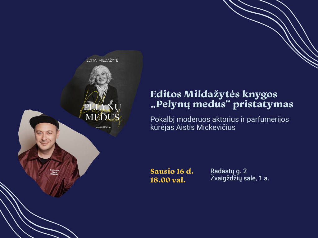 Editos Mildažytės knygos „Pelynų medus“ pristatymas