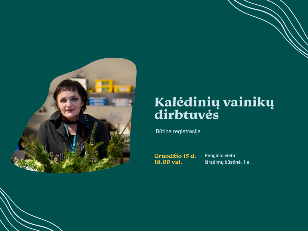 Kalėdinių vainikų dirbtuvės