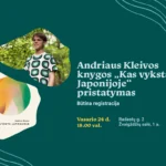 Andriaus Kleivos knygos „Kas vyksta Japonijoje“ pristatymas