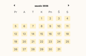 Renginių kalendorius