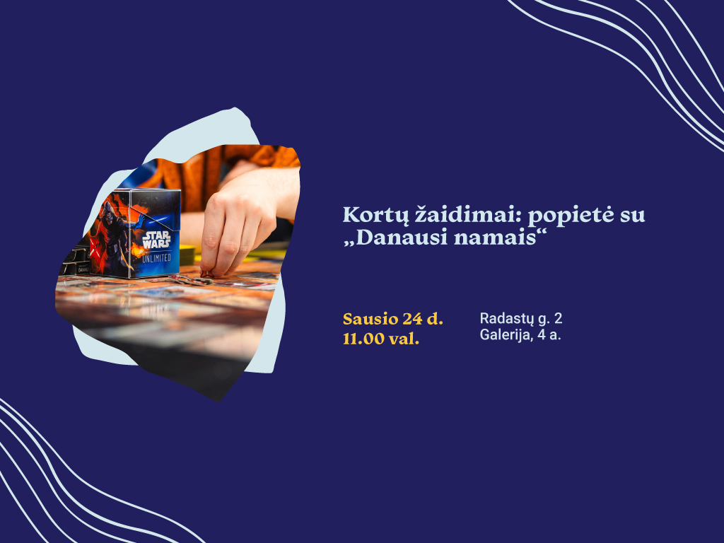 Kai už lango vis dar šalta žiema, Ąžuolyno biblioteka kviečia sausio 24 d., šeštadienį, 11.00 val. užsukti į Galeriją (Radastų g. 2, 4 a.), kur vyks kortų žaidimų popietė.