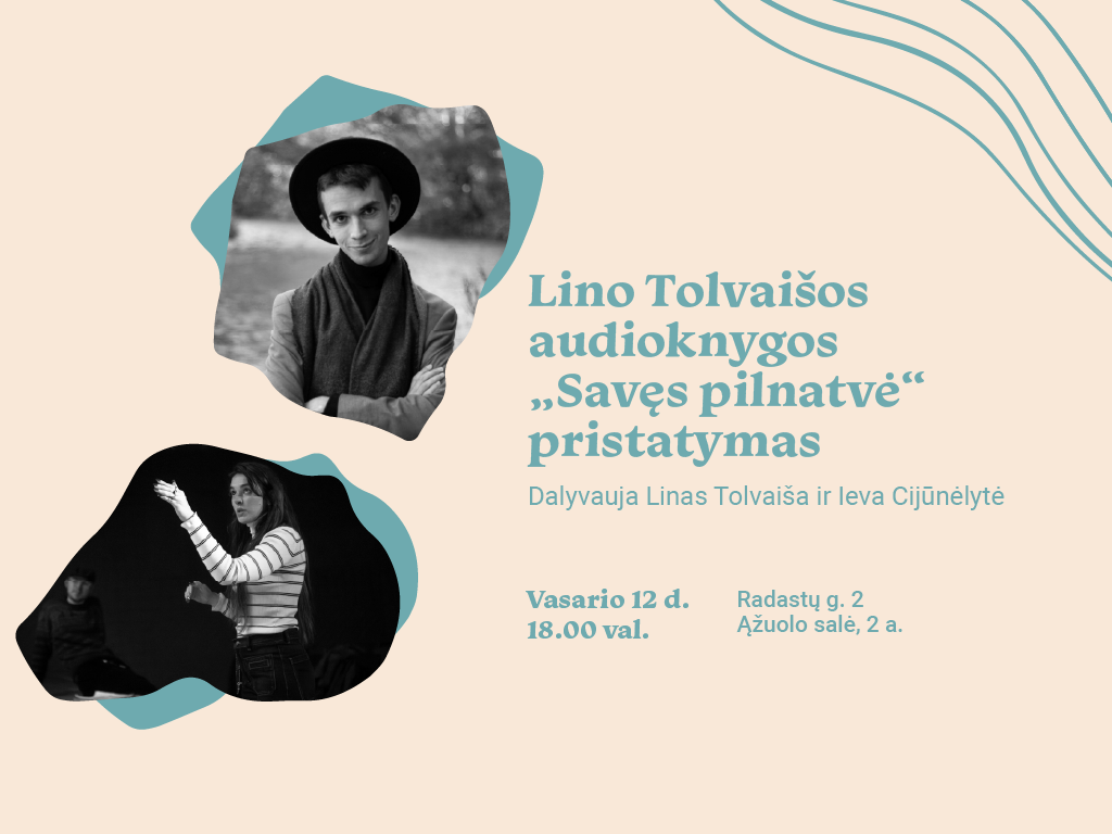Lino Tolvaišos audioknygos „Savęs pilnatvė“ pristatymas