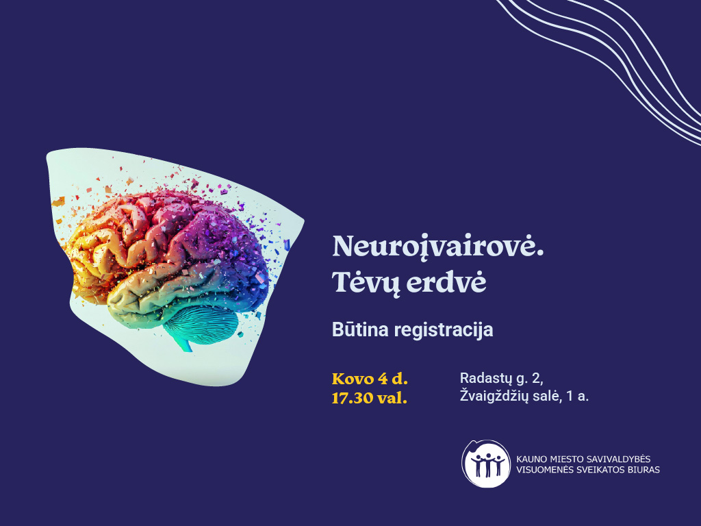 Neuroįvairovė. Tėvų erdvė