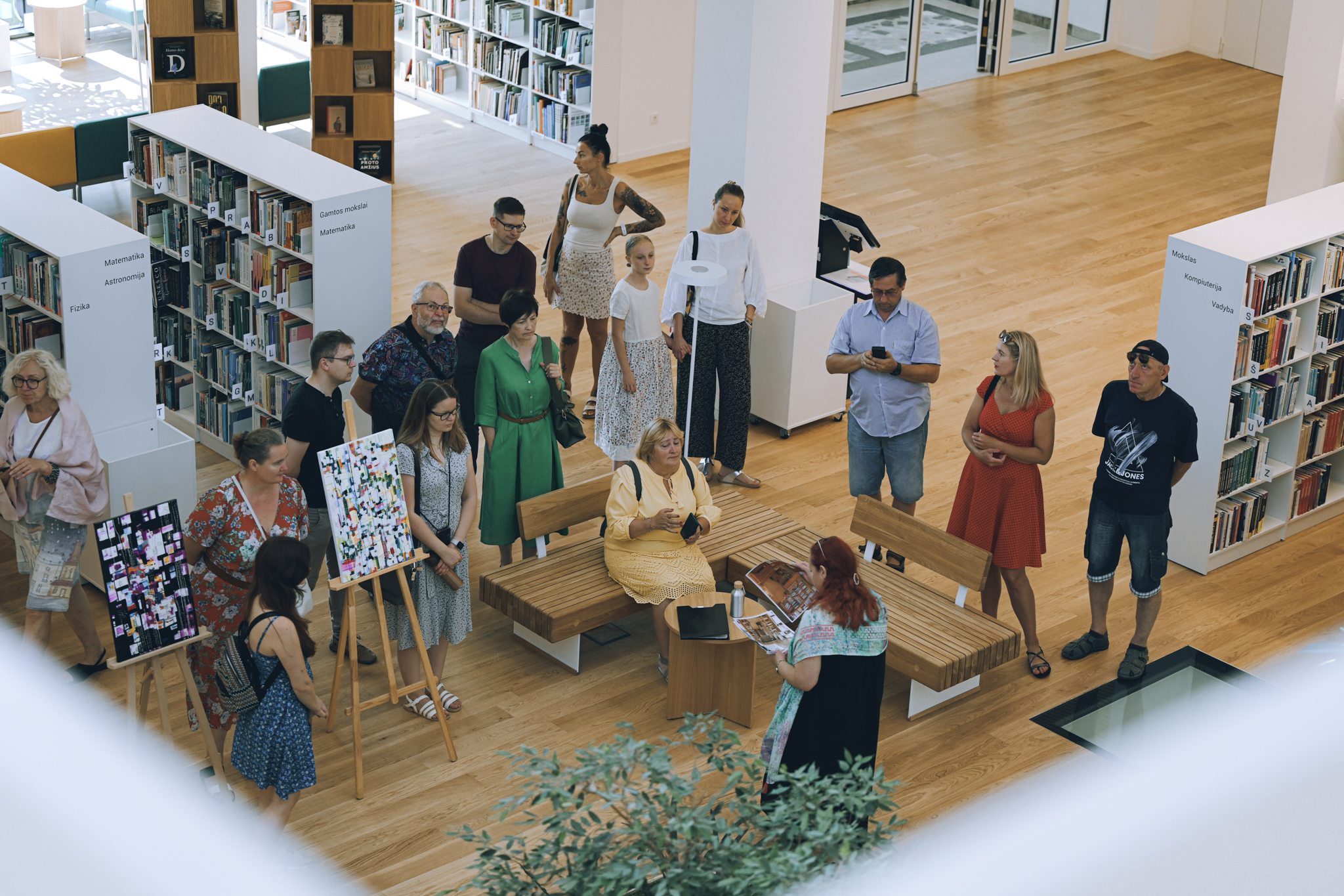 Ekskursija Azuolyno bibliotekoje