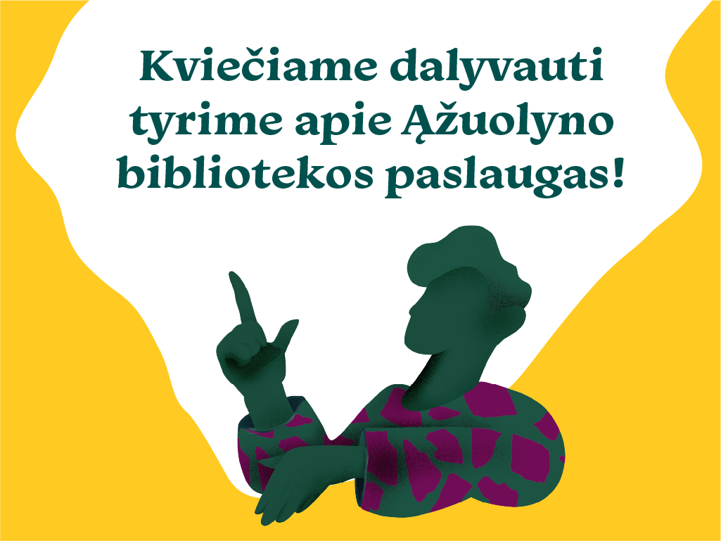Ąžuolyno bibliotekos lankytojų pasitenkinimo paslaugomis apklausa