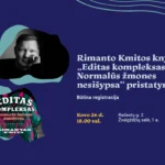 Rimanto Kmitos knygos „Editas kompleksas. Normalūs žmones nesišypsa“ pristatymas