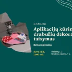 Aplikacijų kūrimas: drabužių dekoras ir taisymas