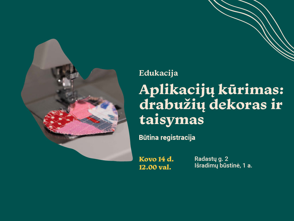 Aplikacijų kūrimas: drabužių dekoras ir taisymas