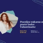 Poezijos vakaras Ąžuolyno bibliotekoje: Indrė Valantinaitė kviečia į kelionę iki pat širdies