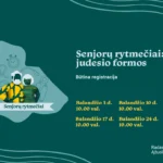 Senjorų rytmečiai: judesio formos