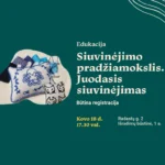 Siuvinėjimo pradžiamokslis. Juodasis siuvinėjimas