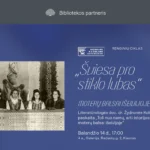 Balandžio 14 d. 17.00 val. Ąžuolyno bibliotekos Galerijoje (Radastų g. 2, 4 a.) vyks literatūrologės ir VDU dėstytojos doc. dr. Žydronės Kolevinskienės paskaita „Toli nuo namų, arti istorijos: moterų balsai išeivijoje“.