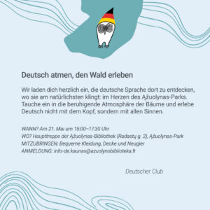 Vokiečių klubo informacija