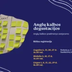 Buriame naują anglų kalbos pradmenų pamokų grupę! Gegužės–liepos mėnesiais senjorus kviečiame į Susibūrimų kambaryje B (Radastų g. 2, 4 a.) vyksiančias „Anglų kalbos degustacijas“ – susitikimus, kuriuose galėsite išmokti anglų kalbos rašybos, skaitymo ir kalbėjimo pagrindų.