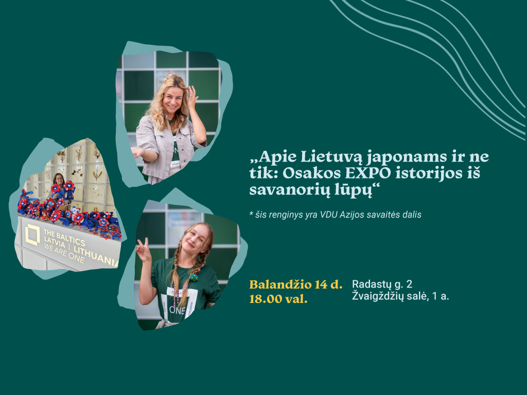 Kviečiame į tradicinį pavasario festivalį – Vytauto Didžiojo universiteto Azijos savaitę, vyksiančią 2026 m. balandžio 12–19 dienomis Kaune!