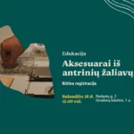 Aksesuarai iš antrinių žaliavų