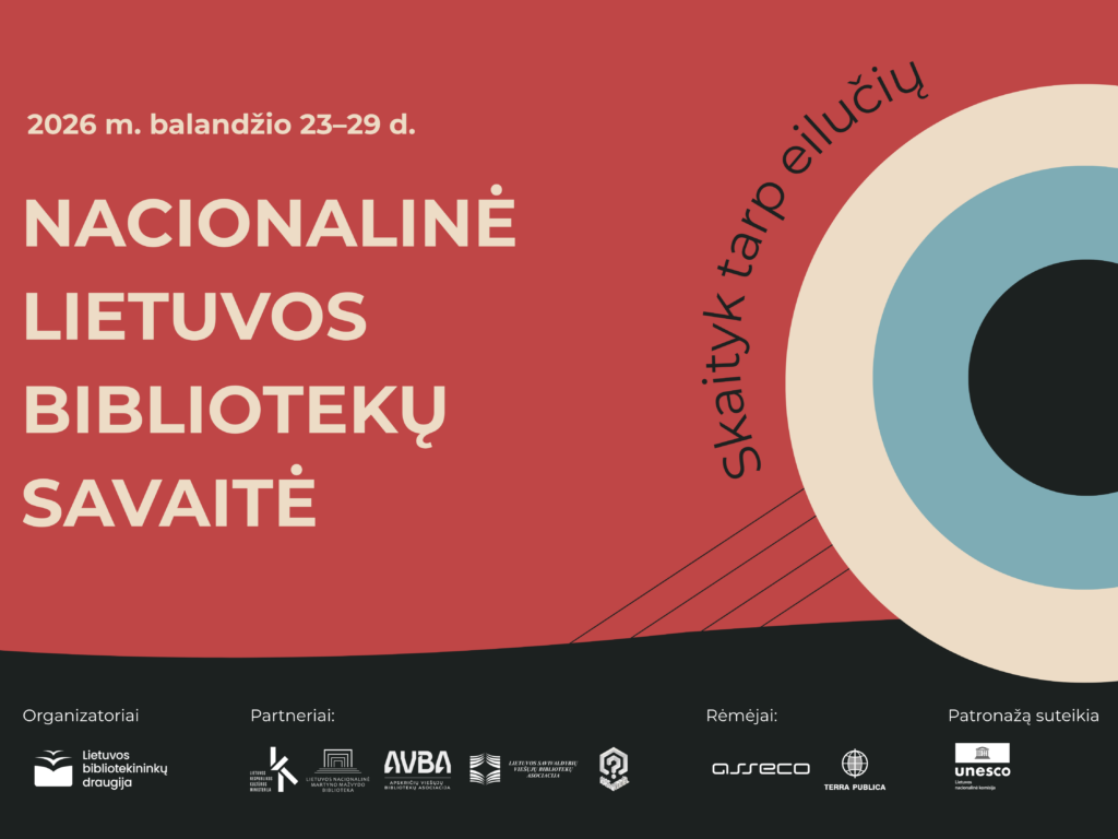 Nacionalinė Lietuvos bibliotekų savaitė „Skaityk tarp eilučių“