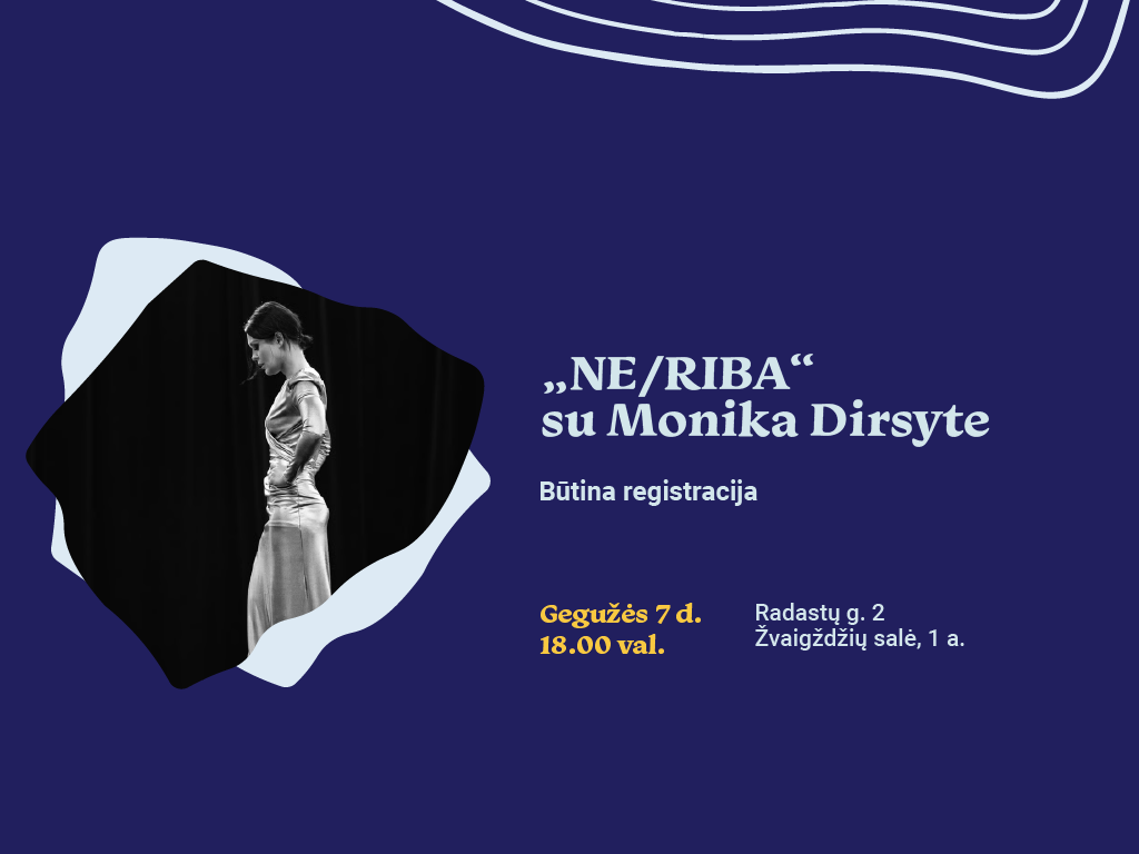 Gegužės 7 d. 18.00 val. susitikime Ąžuolyno bibliotekos Žvaigždžių salėje (Radastų g. 2, 1 a.), kur vyks interaktyvi menininkės Monikos Dirsytės paskaita – tarptautinėje erdvėje bei Lietuvoje žinoma kūrėja ne tik daugiau papasakos apie savo kūrybą ir performatyvaus meno ypatybes, bet ir kvies giliau pažinti šį šiuolaikinio meno lauką.