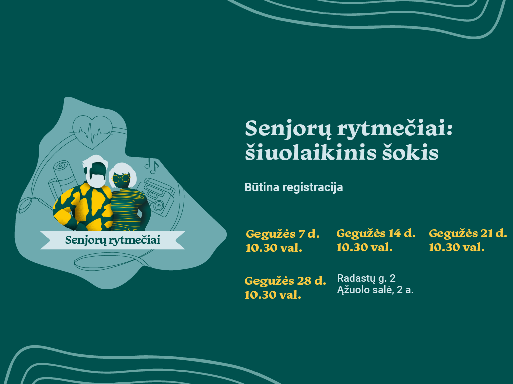 Senjorų rytmečiai: šiuolaikinis šokis