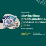 Siuvinėjimo pradžiamokslis. Juodasis siuvinėjimas