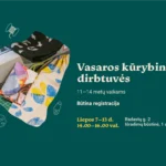 Kviečiame moksleivius į vasaros kūrybines dirbtuves Išradimų būstinėje! ️