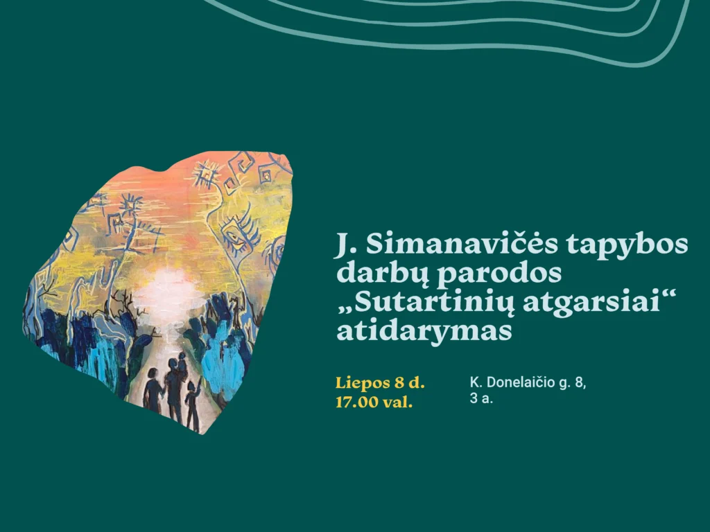J. Simanavičės tapybos darbų parodoje „Sutartinių atgarsiai“ – muzikos ir tapybos dermė