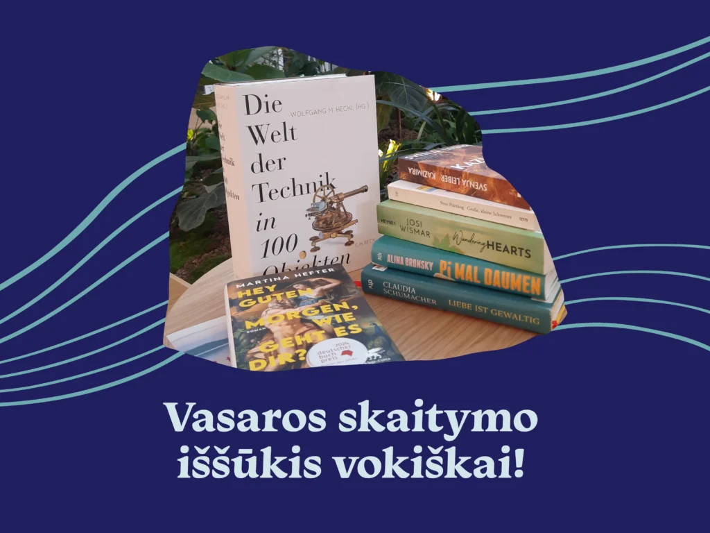 „Vasara su knyga“ kviečia skaityti ir vokiškai!