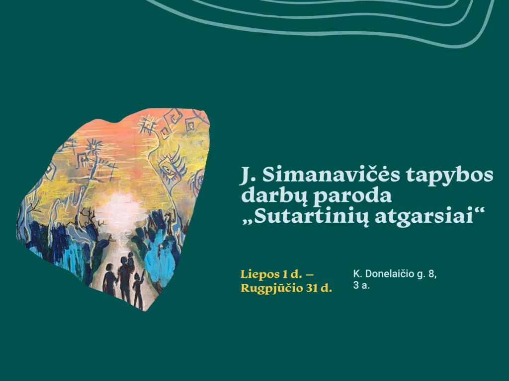 J. Simanavičės tapybos darbų parodoje „Sutartinių atgarsiai“ – muzikos ir tapybos dermė
