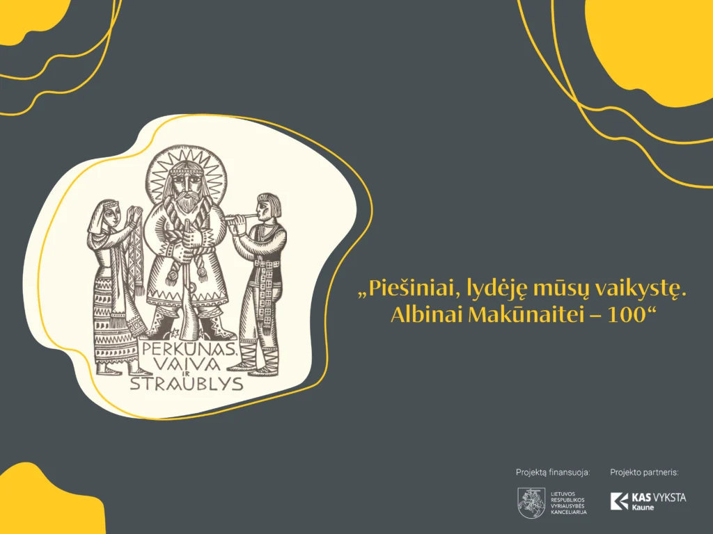 Iliustruota vaikystė: Albiną Makūnaitę prisimenant