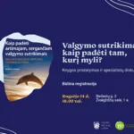 Valgymo sutrikimai: kaip padėti tam, kurį myli? Knygos pristatymas ir specialistų diskusija