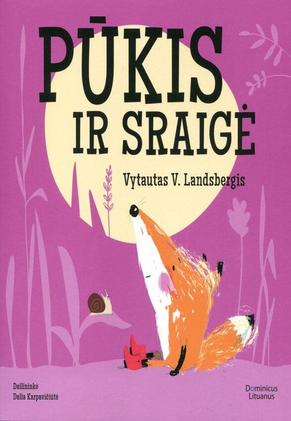 Vytautas V. Landsbergis, dailininkė Dalia Karpavičiūtė „Pūkis ir sraigė“