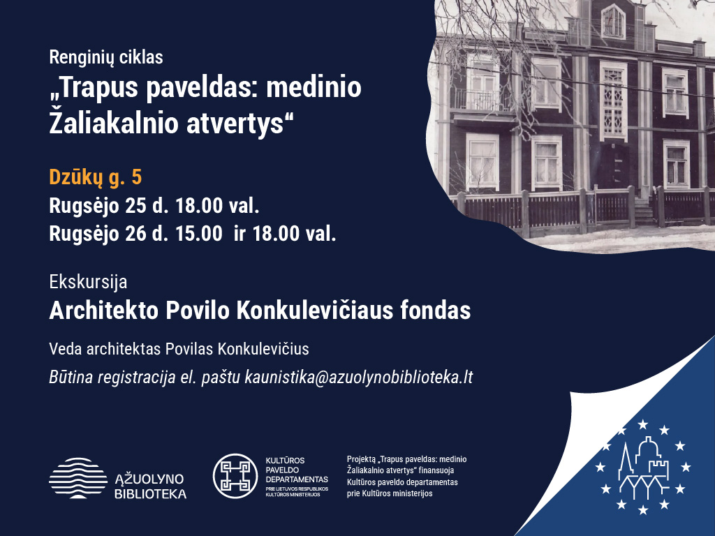 Ekskursija po architekto Povilo Konkulevičiaus dirbtuves