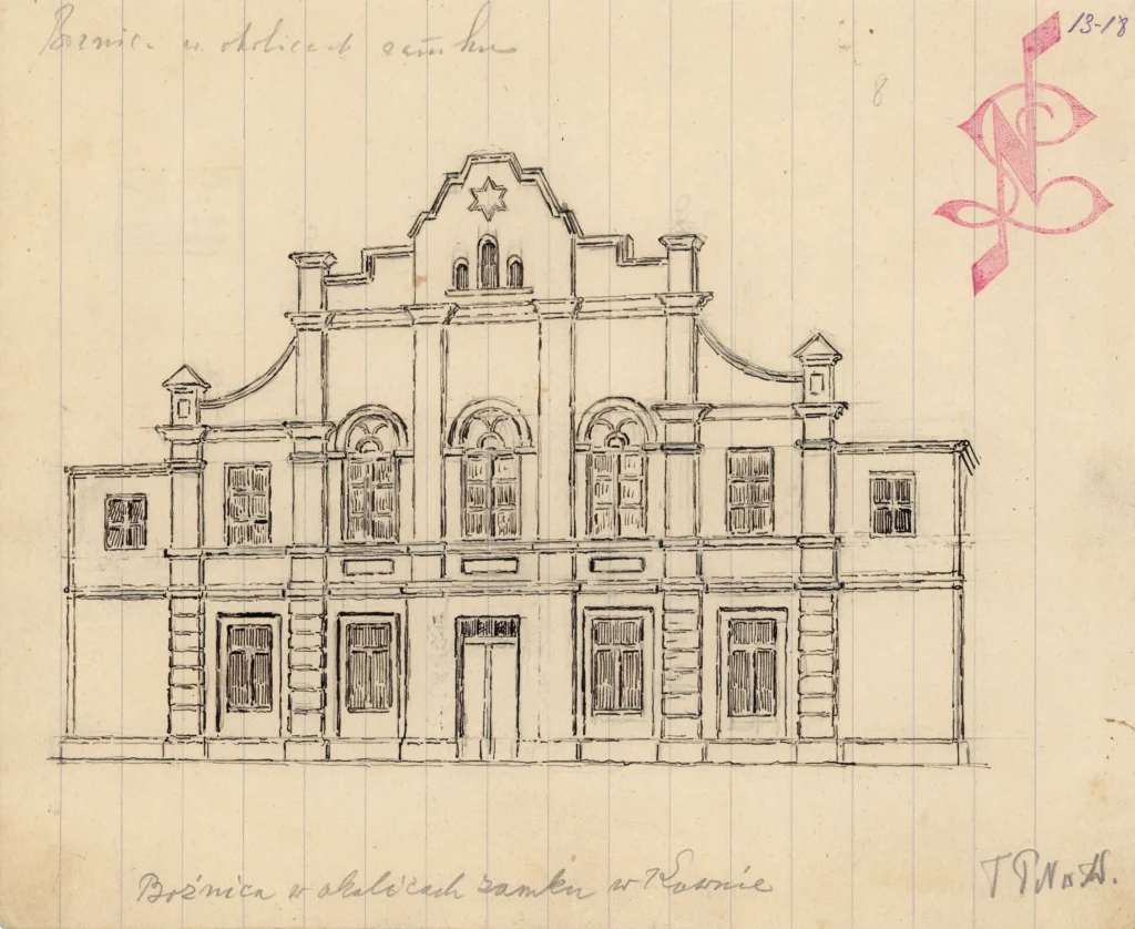 Kauno žydų sinagoga, 1909 m., M. Barvickis, Lietuvos nacionalinis dailės muziejus