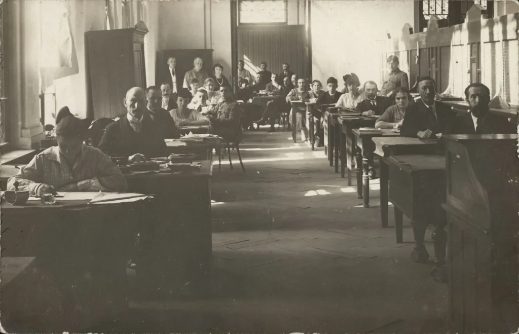 Lietuvos banko tarnautojai, 1928 m., Nacionalinis M. K. Čiurlionio dailės muziejus