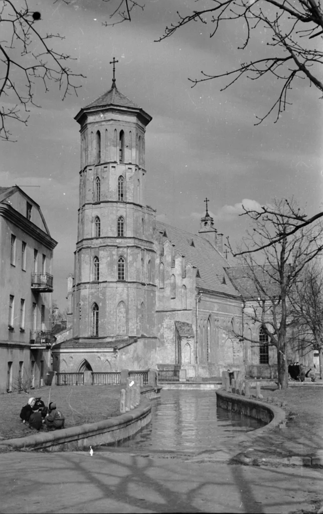 Potvynis ties Vytauto bažnyčia, S. Lukošius, 1958 m., Kauno miesto muziejus