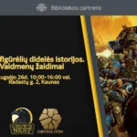 Rugsėjo 26 d., šeštadienį, RPG entuziastus ir norinčius išbandyti šį hobį kviečiame į Ąžuolyno bibliotekos Galeriją (Radastų g. 2, 4 a.) – čia galėsite drauge su bendraminčiais kurti įspūdingas istorijas, spalvinti miniatūras ir strateguoti mūšiuose!