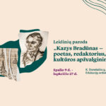 Leidinių paroda „Kazys Bradūnas – poetas, redaktorius, kultūros apžvalgininkas“