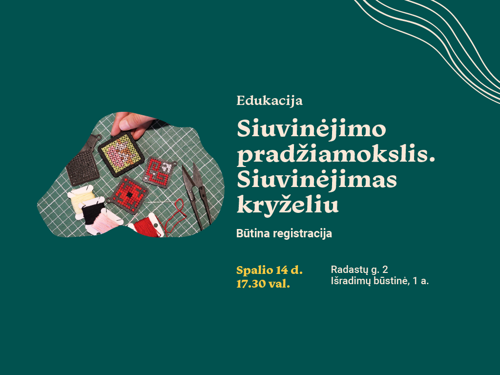 Siuvinėjimo pradžiamokslis. Siuvinėjimas kryželiu