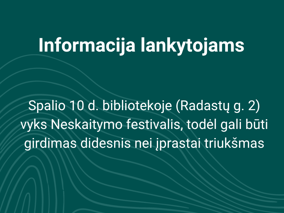 nformacija bibliotekos lankytojams